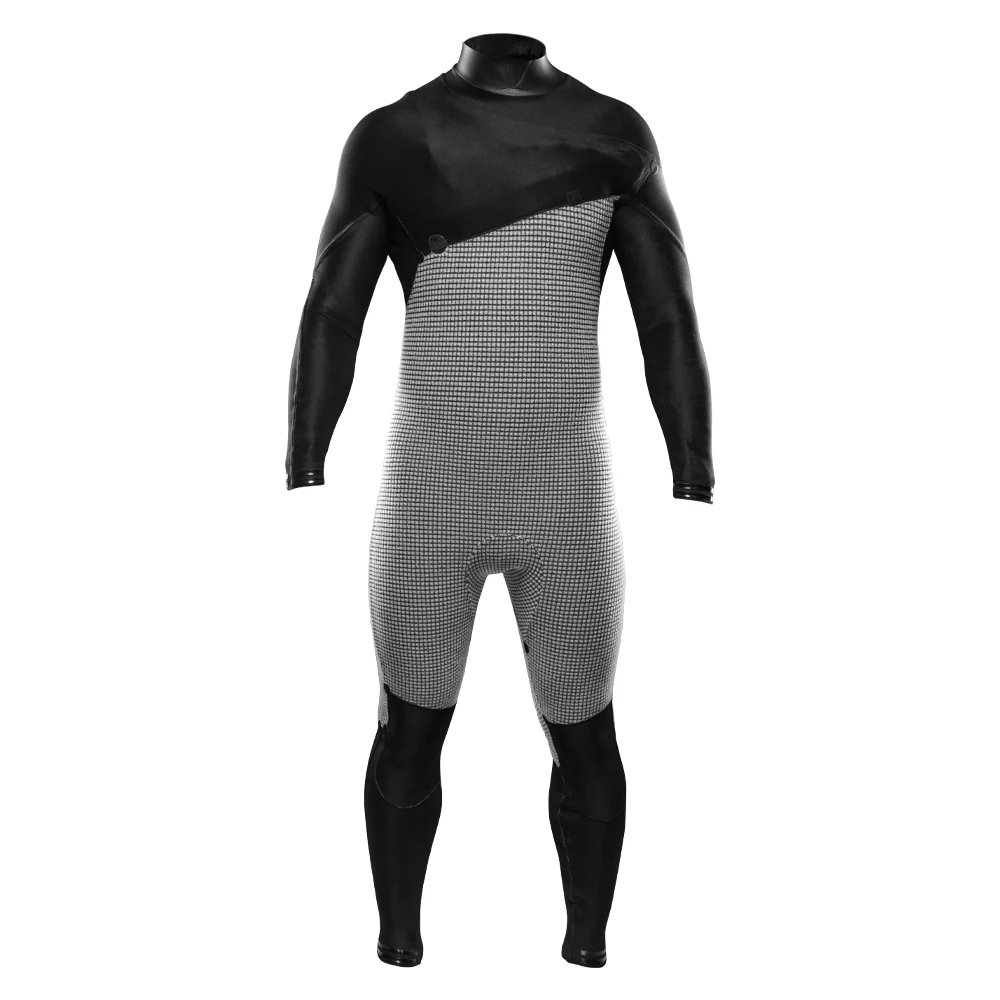 Attica Alpha 3/2mm Chestzip Steamer - Graphite/ Black - Image 5