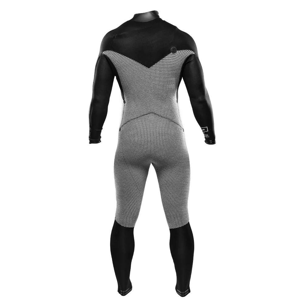 Attica Alpha 3/2mm Chestzip Steamer - Graphite/ Black - Image 6