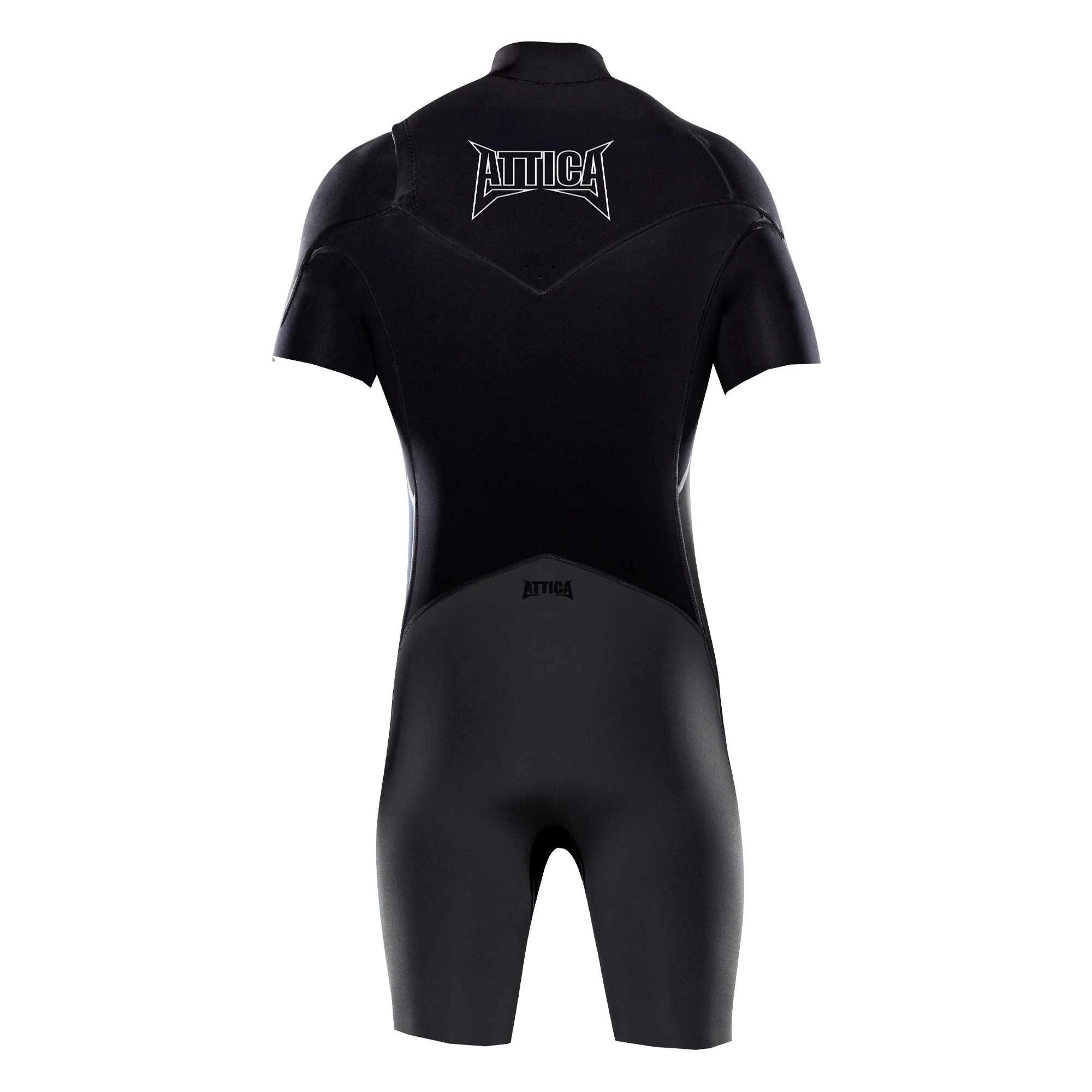 Attica Omega 2/2mm Chestzip Springsuit - Graphite/ Black - Image 4