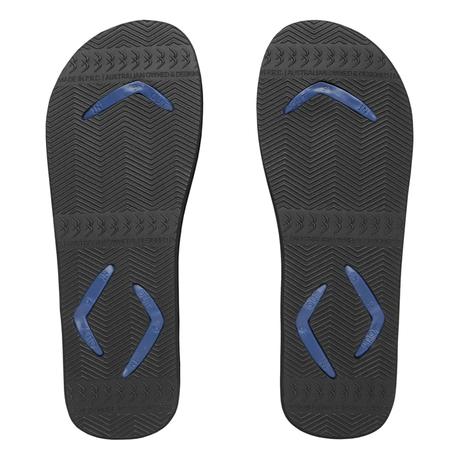 Boomerangz Regular Navy/ Black Thongs + Additional Straps - Image 3