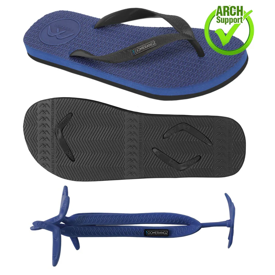 Boomerangz Regular Navy/ Black Thongs + Additional Straps - Image 5