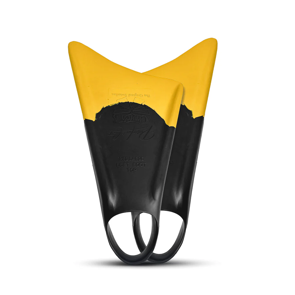 Churchill Makapuu V2 Fins - PLC Black/ Yellow - Image 2