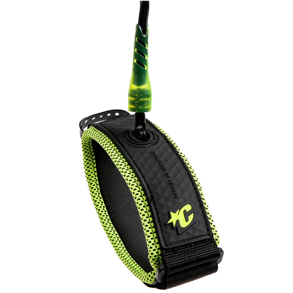 Creatures of Leisure Reliance 7mm Bicep Leash - Black/ Lime - Image 2