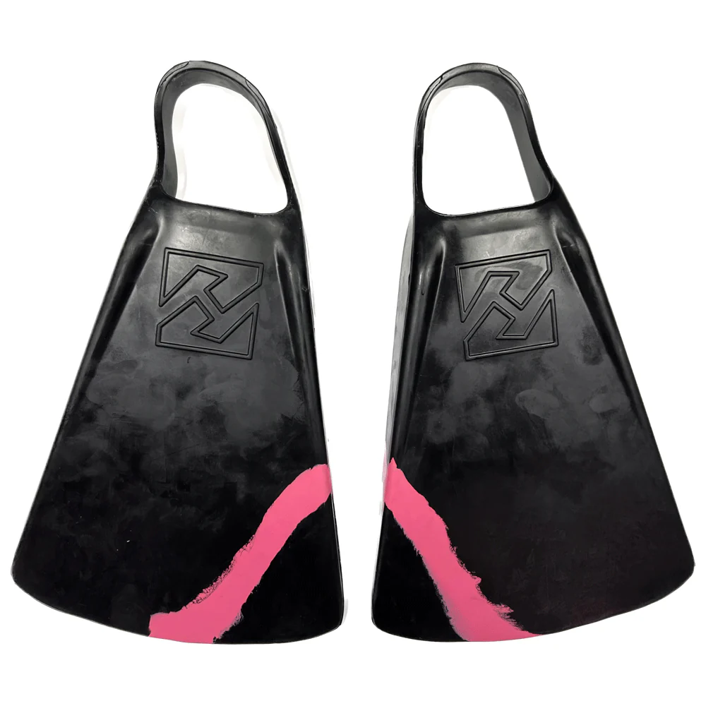 Hubboards Dubb Zero Fins - Black/ Pink