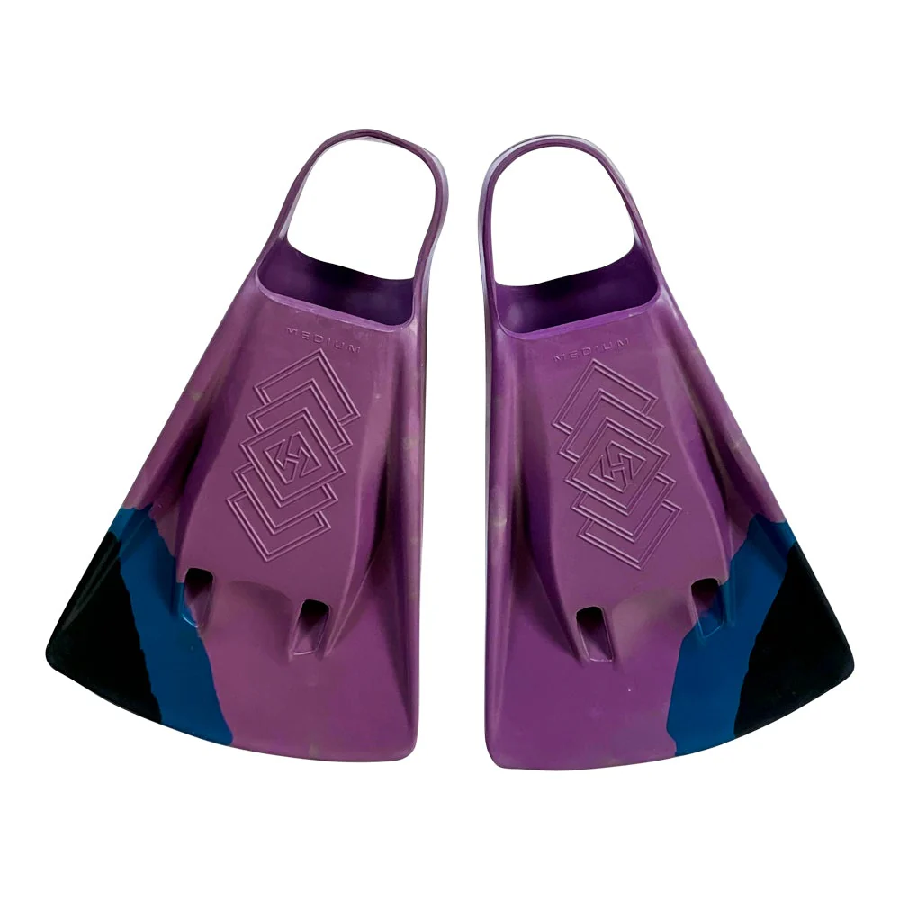 Hubboards Dubb Zero Fins - Purple / Navy/ Black - Image 2
