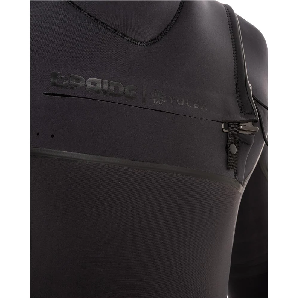 Nymph Wetsuits 4/3mm Yulex Chestzip Steamer - Anthracite Grey - Image 4