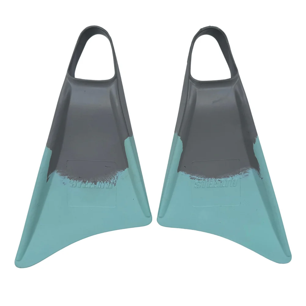 Stealth S1 Super Soft Fins - Grey/ Ice Blue