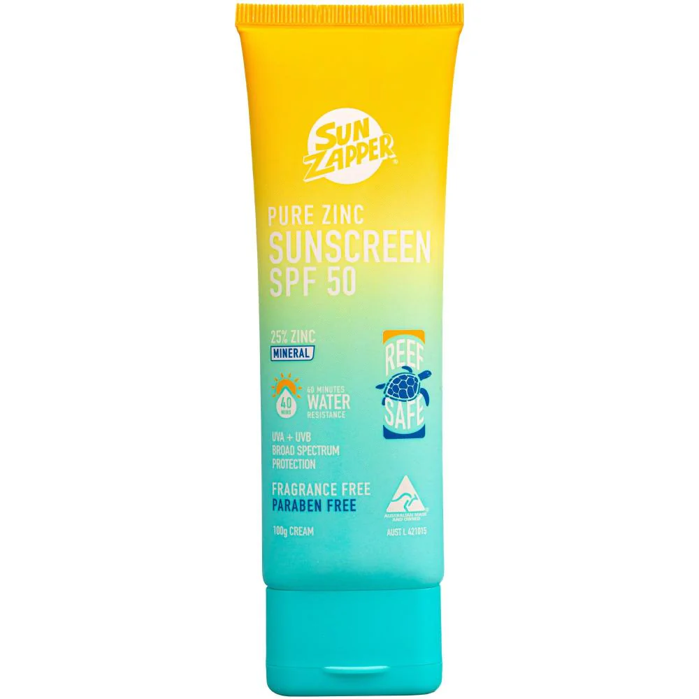Sun Zapper Pure Zinc Sunscreen 100g SPF 50+