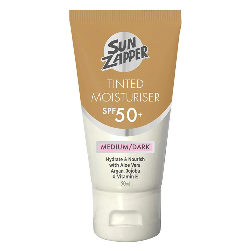 Sun Zapper Tinted Moisturiser SPF 50+ Medium/ Dark