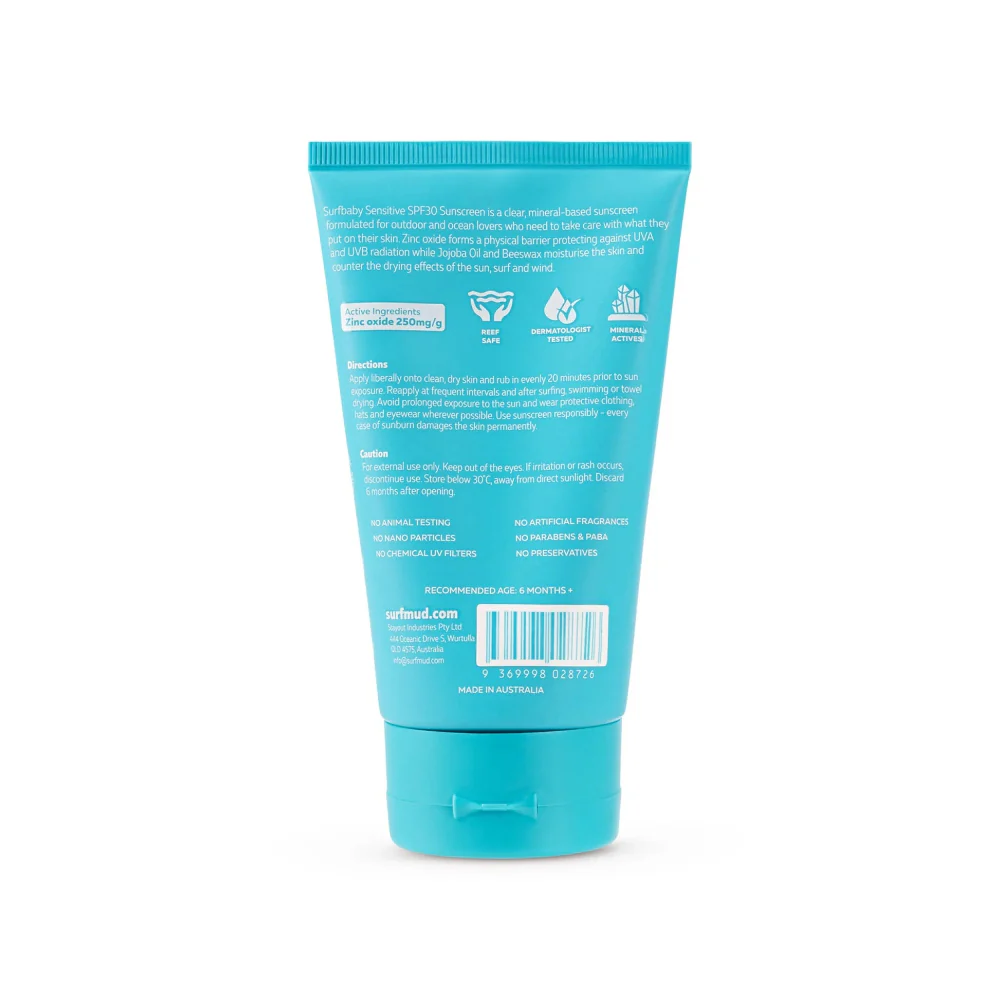 Surfmud Surf Baby (Senstive) 125g SPF30 Sunscreen - Image 3