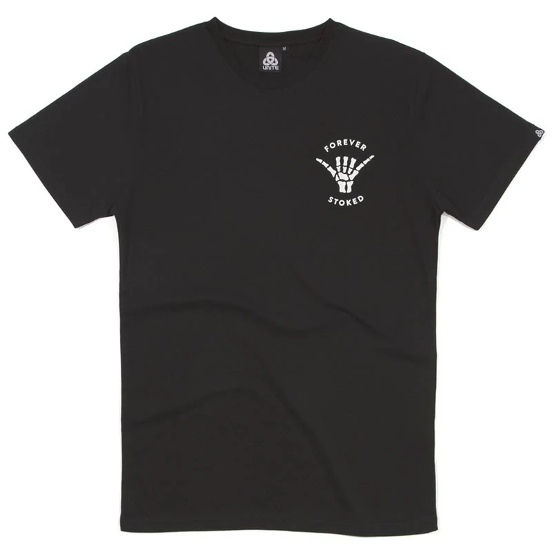 Unite Forever Stoked T-Shirt - Black