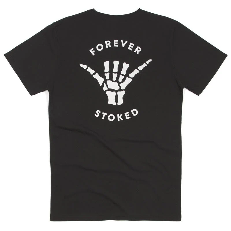 Unite Forever Stoked T-Shirt - Black - Image 2