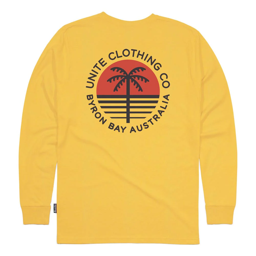 Unite Haven L/S T-Shirt - Yellow - Image 2
