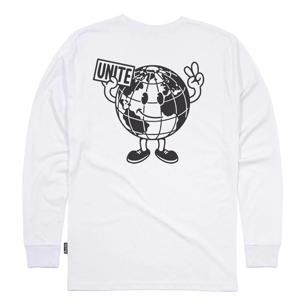 Unite Peace L/S T-Shirt - White - Image 2