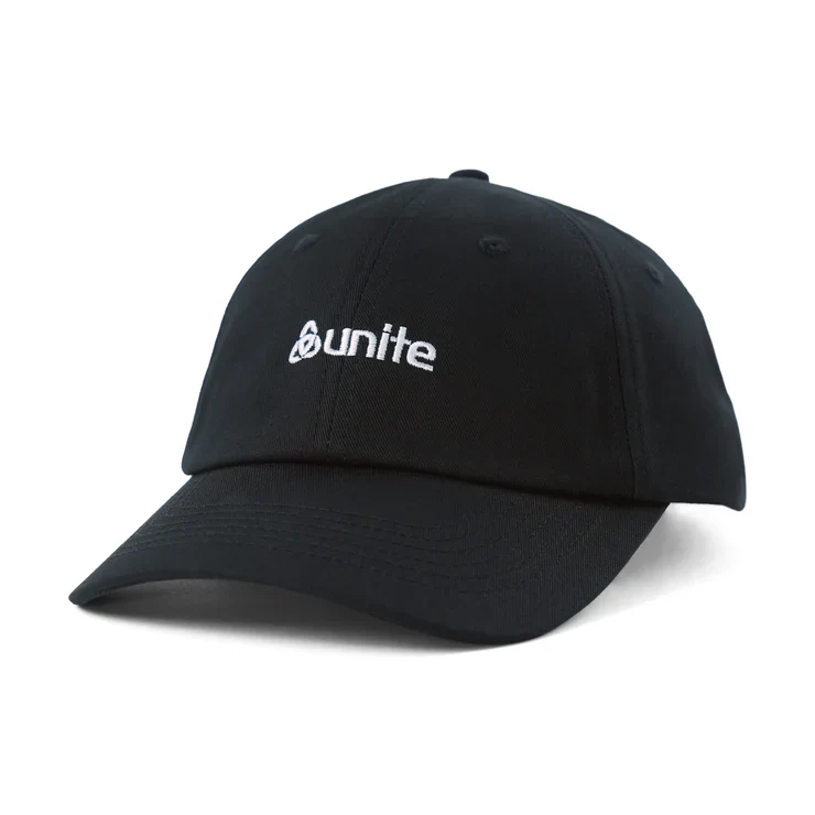 Unite TM 6 Panel Hat - Black