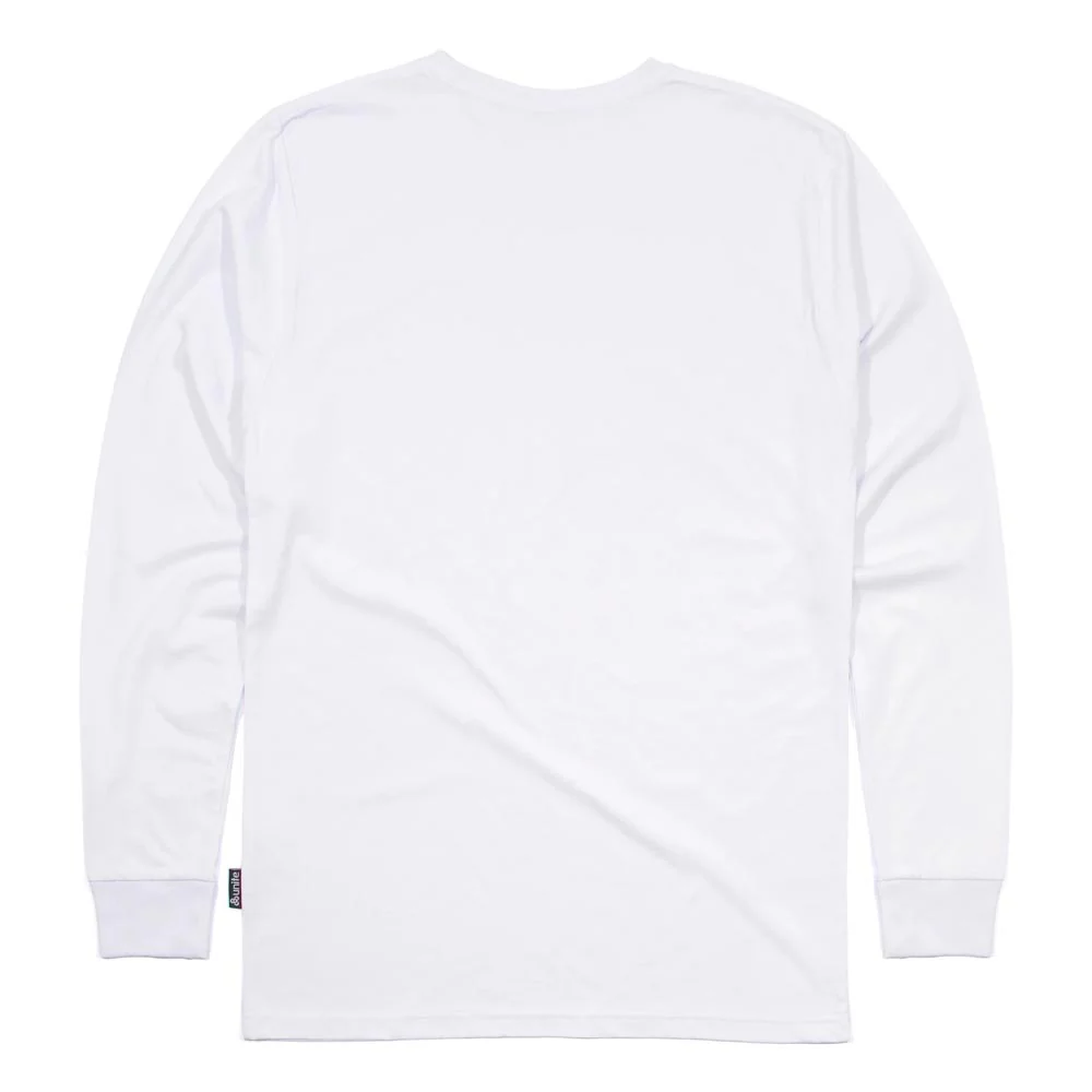 Unite Trademark L/S T-Shirt - White - Image 2