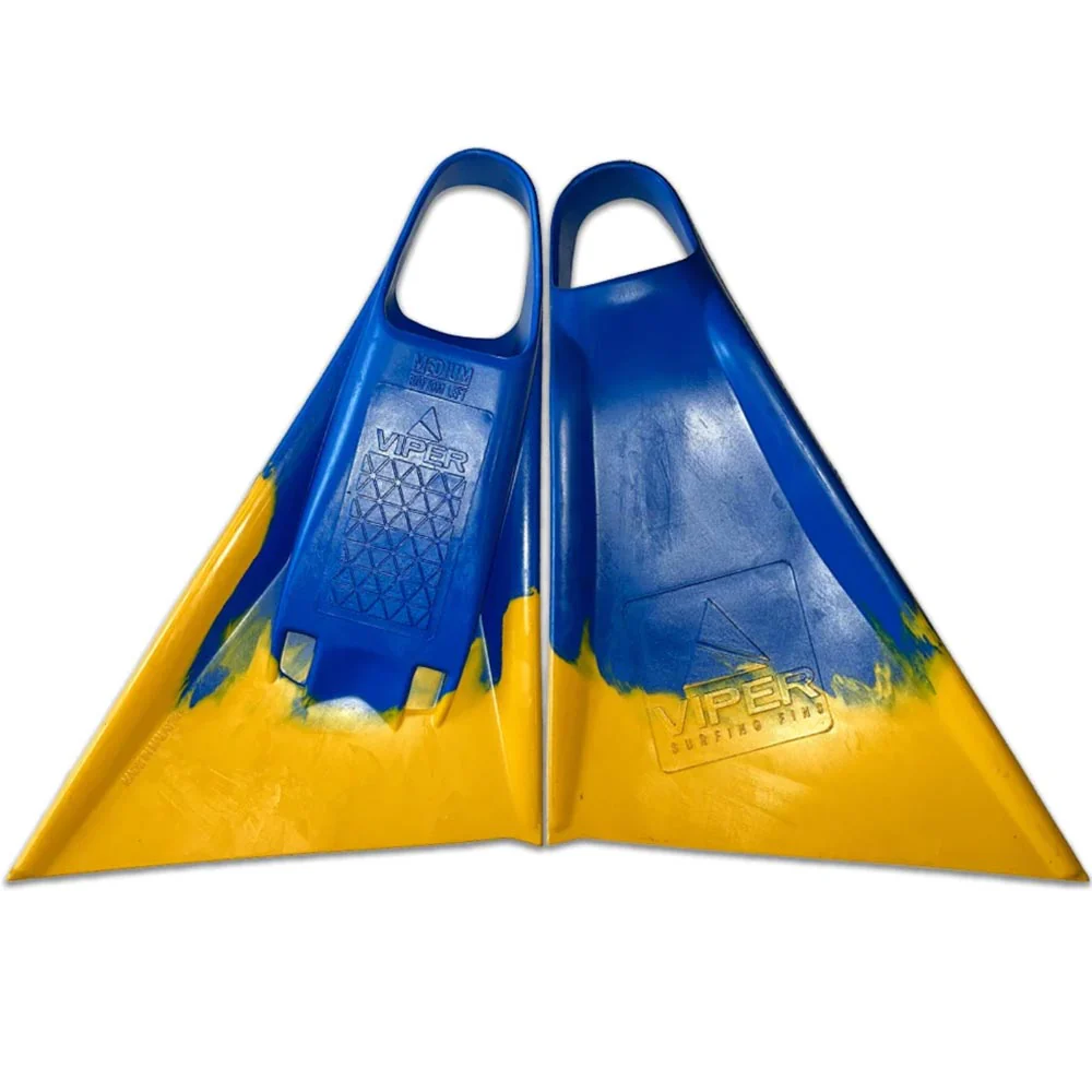 Viper Delta Icon Fins - Blue/ Yellow