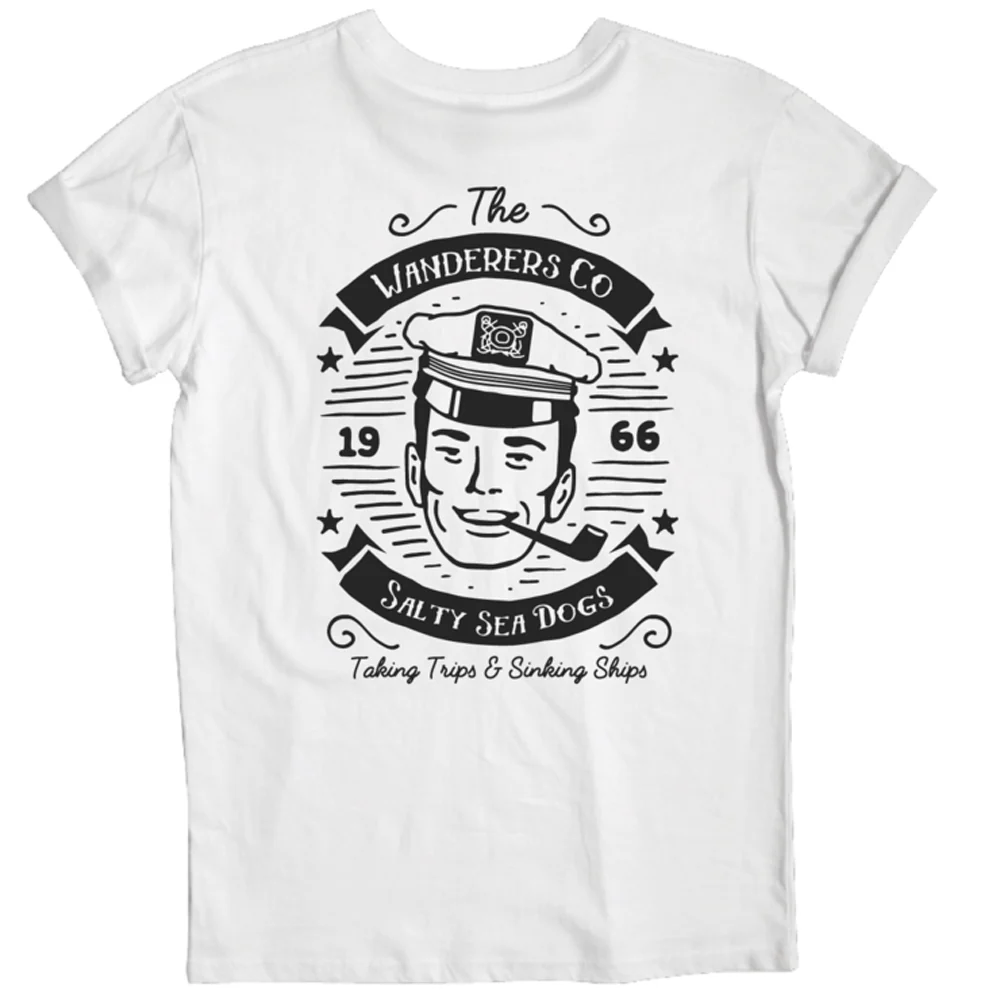 Wanderers Salty Sea Dogs T-Shirt (White) - Image 2