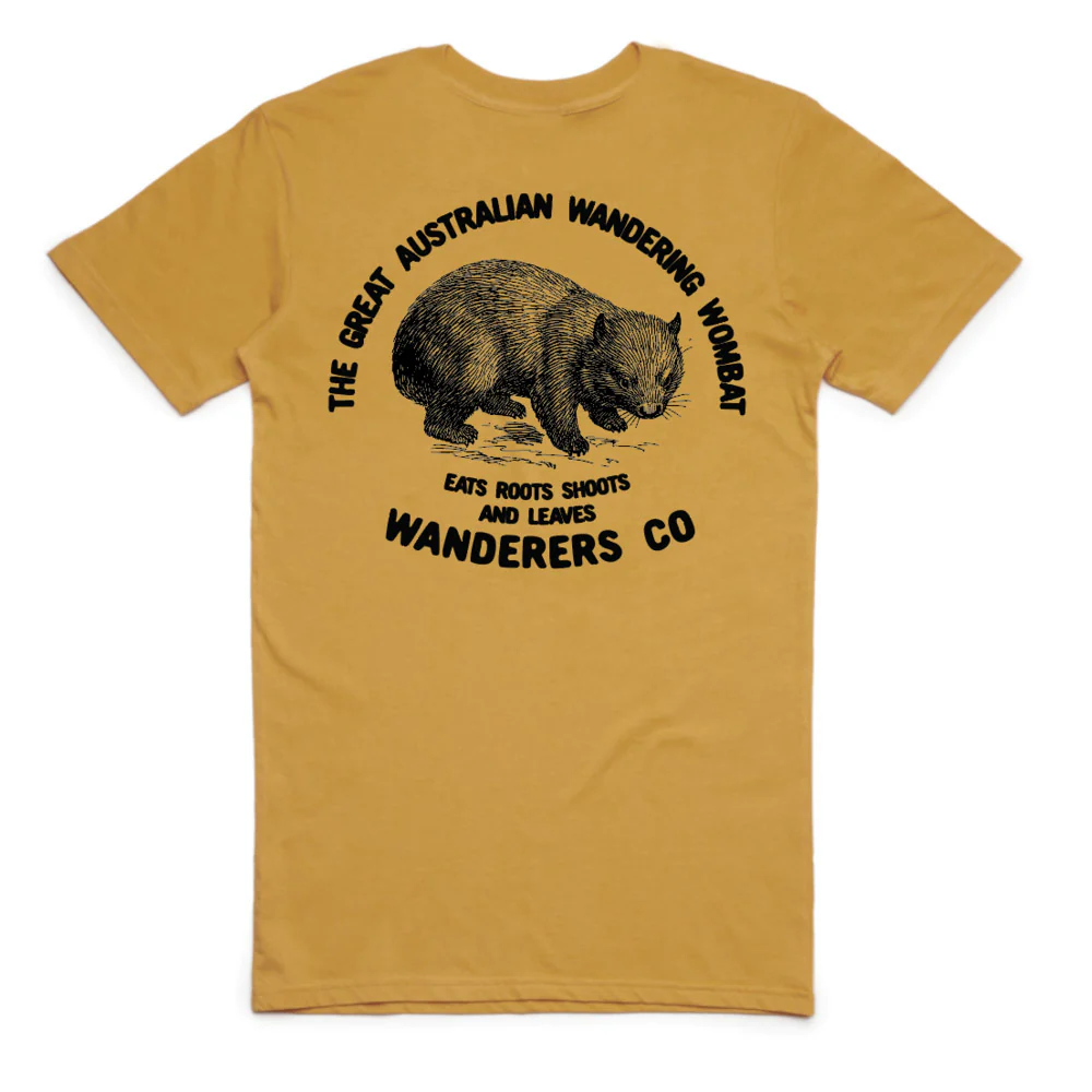 Wanderers Wombat T-Shirt (Mustard) - Image 2